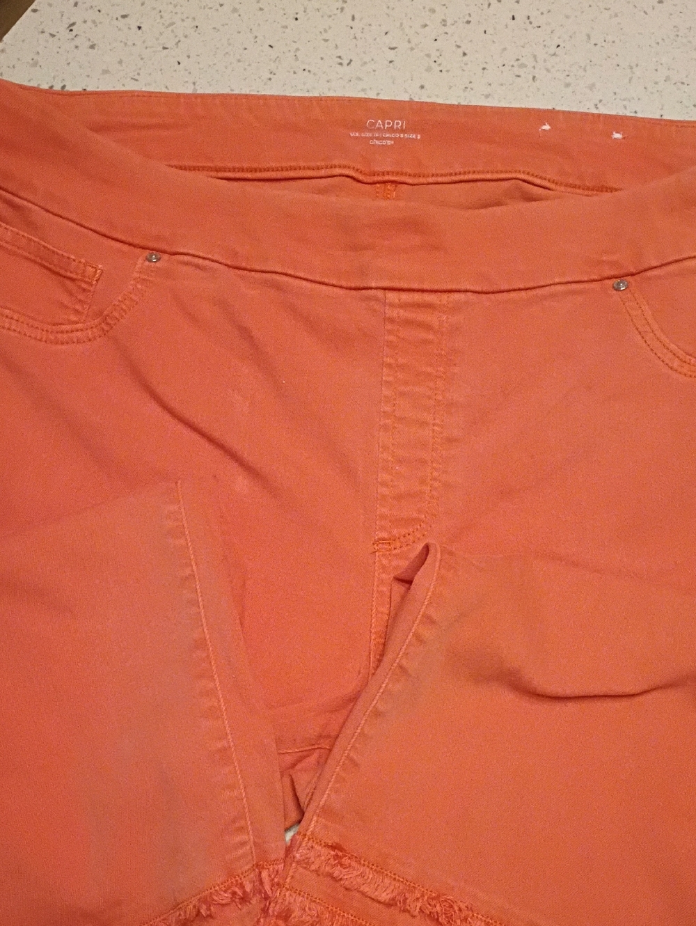 Chico's Coral Capri Pants